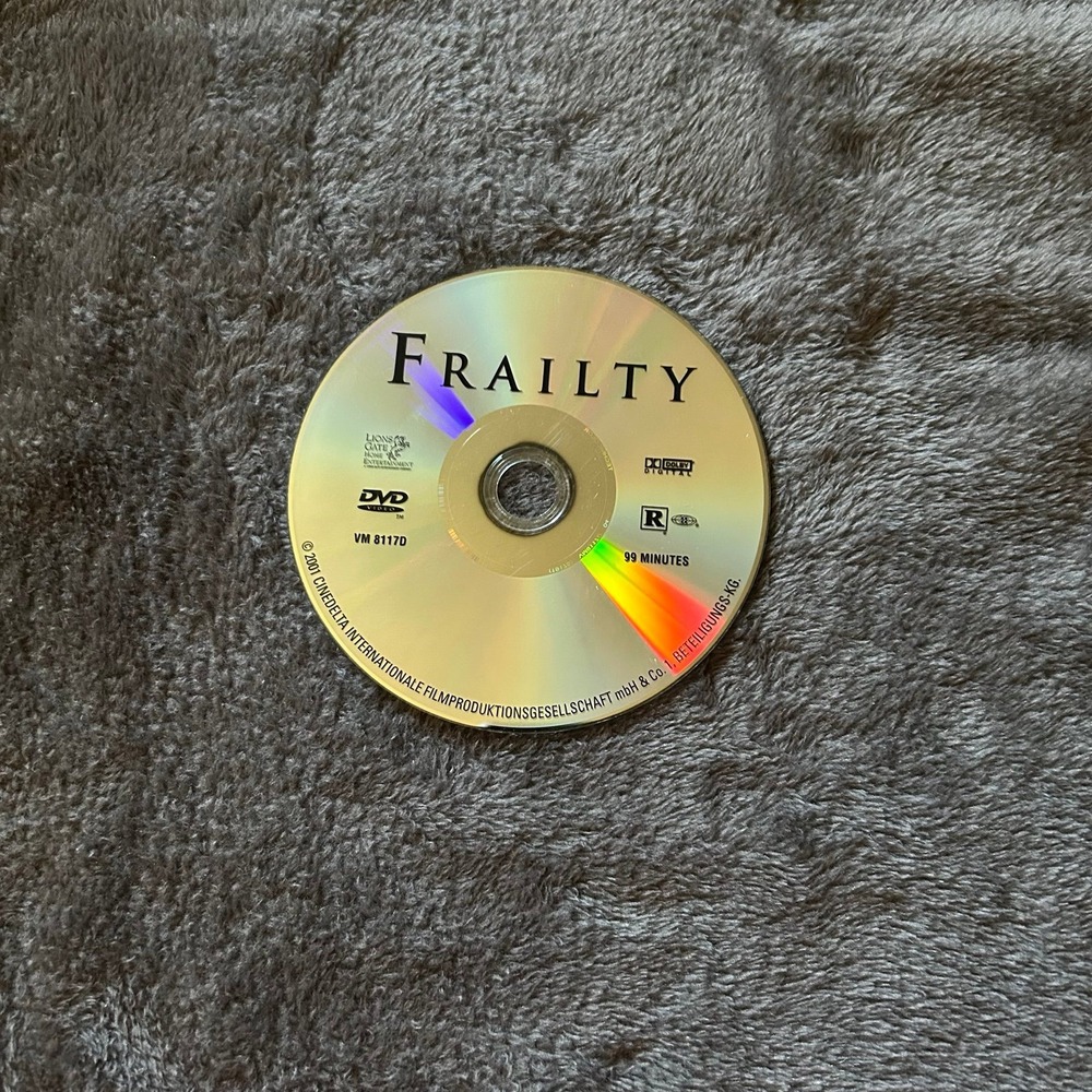 Frailty DVD – Loose Disc Only – Horror Thriller – 2001 – Tested Working